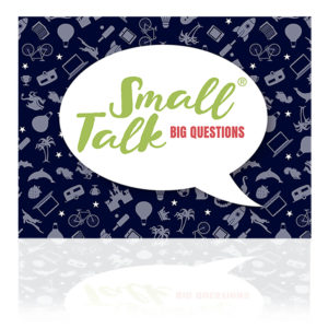 Small Talk Big Questions blå