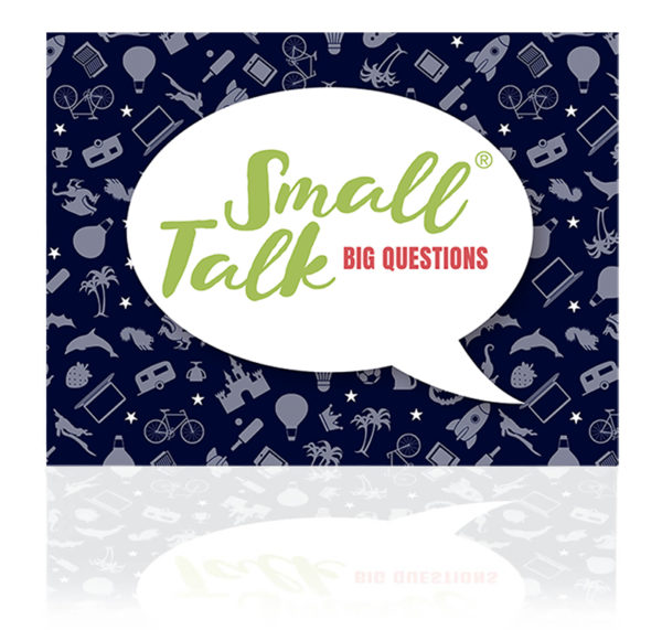 Small Talk Big Questions blå
