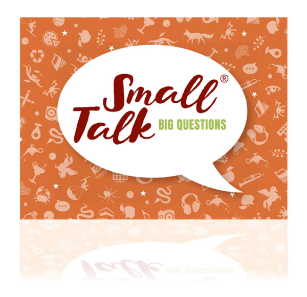 Small Talk Big Questions orange